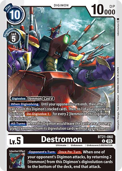 Destromon [BT21-060] [World Convergence] - Destination Retro