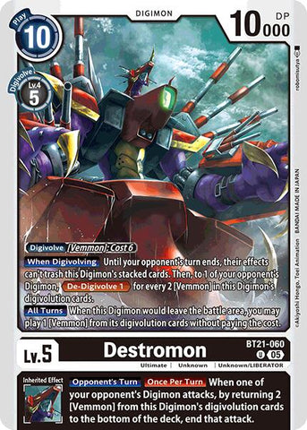 Destromon [BT21-060] [World Convergence] - Destination Retro
