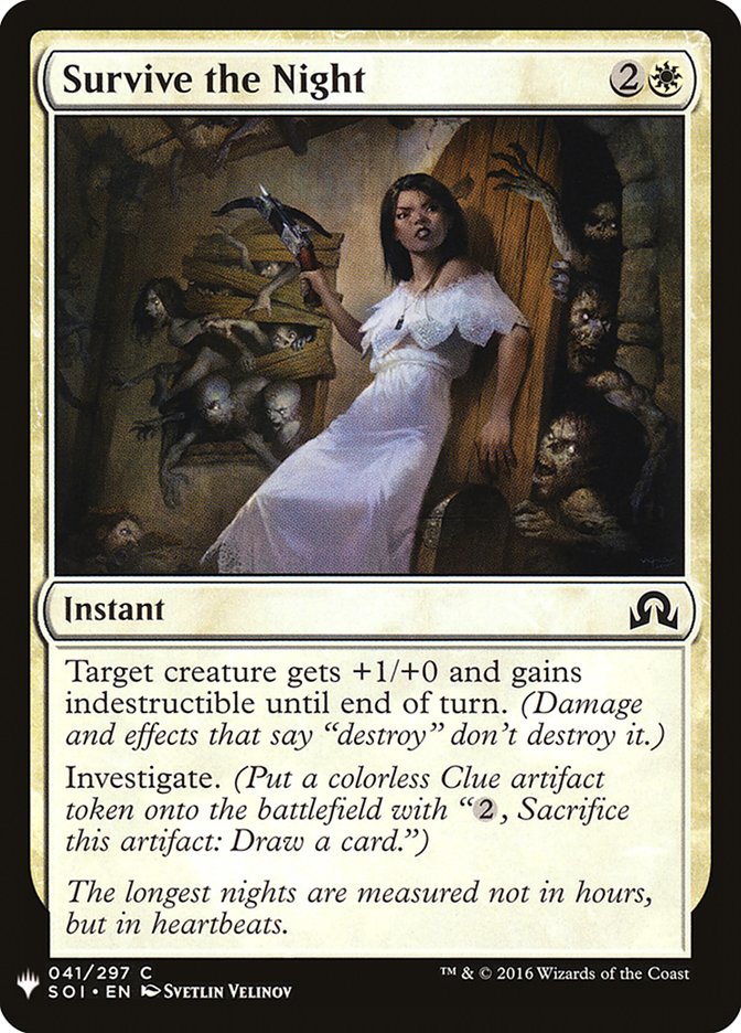 Survive the Night [Mystery Booster] - Destination Retro