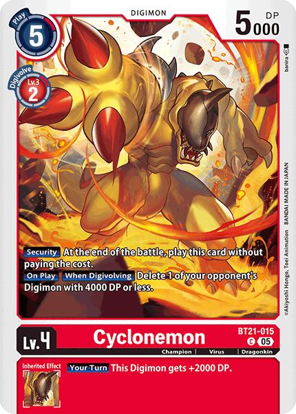 Cyclonemon [BT21-015] [World Convergence] - Destination Retro