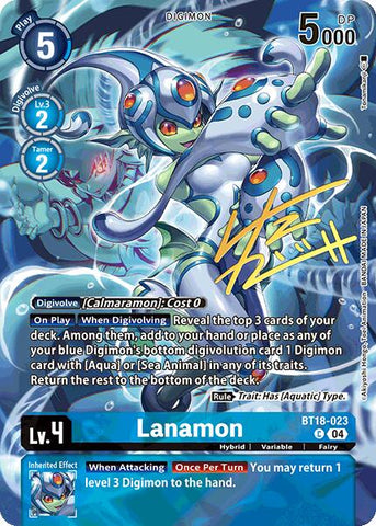 Lanamon [BT18-023] (Signed) [World Convergence] - Destination Retro
