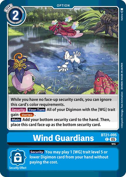 Wind Guardians [BT21-095] [World Convergence] - Destination Retro