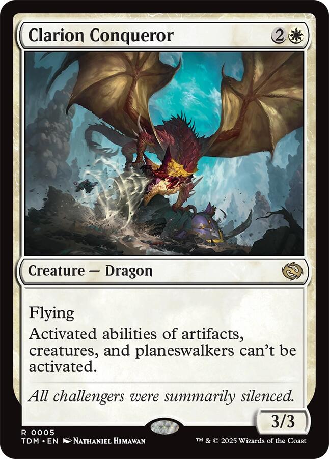 Clarion Conqueror [Tarkir: Dragonstorm] - Destination Retro