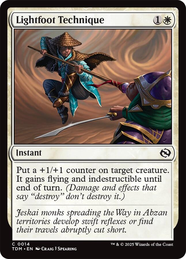 Lightfoot Technique [Tarkir: Dragonstorm] - Destination Retro