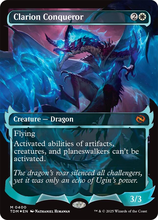 Clarion Conqueror (Showcase) [Tarkir: Dragonstorm] - Destination Retro
