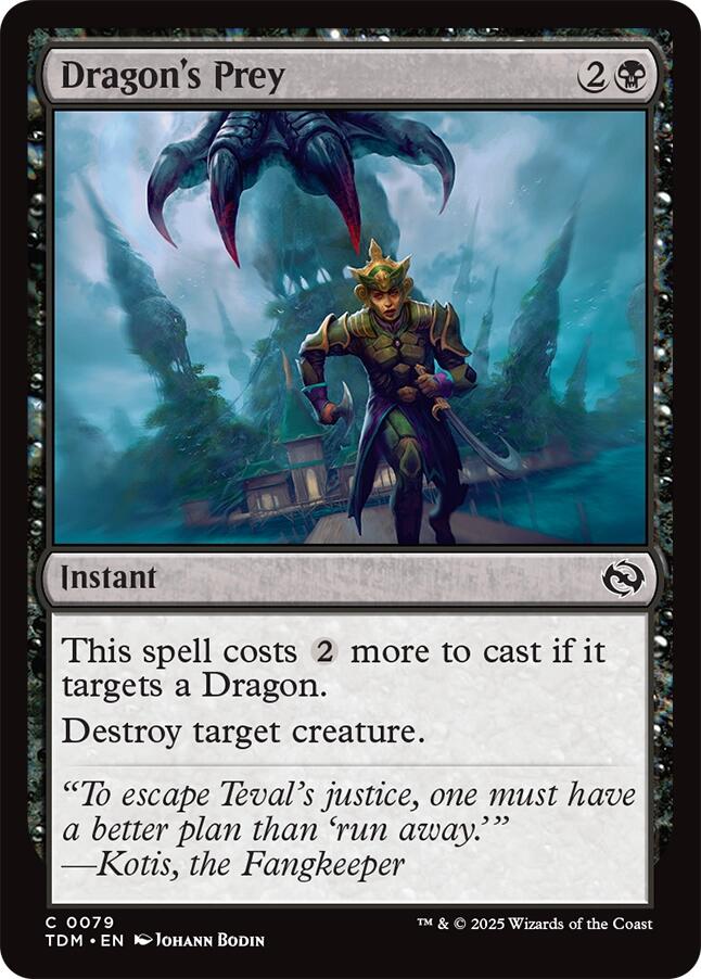 Dragon's Prey [Tarkir: Dragonstorm] - Destination Retro