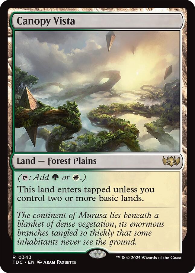Canopy Vista [Tarkir: Dragonstorm Commander] - Destination Retro