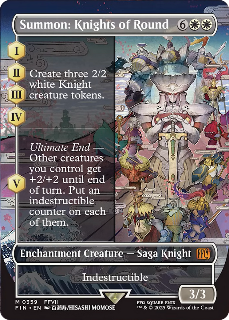 Summon: Knights of Round (Borderless) [FINAL FANTASY] - Destination Retro