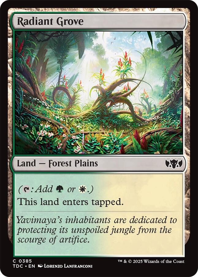 Radiant Grove [Tarkir: Dragonstorm Commander] - Destination Retro