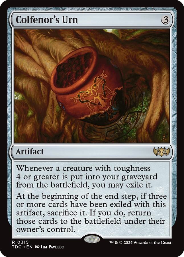 Colfenor's Urn [Tarkir: Dragonstorm Commander] - Destination Retro