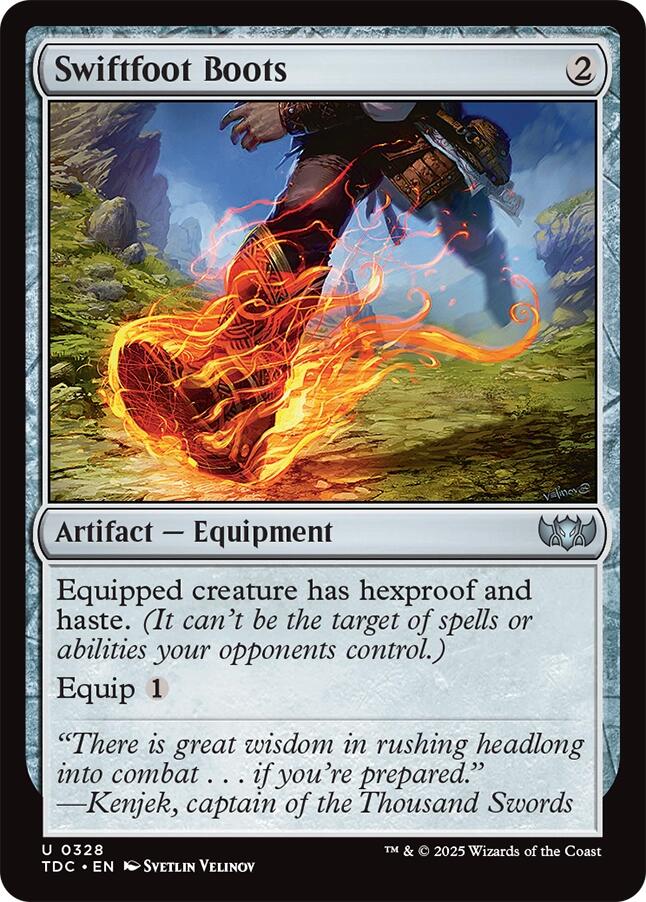 Swiftfoot Boots [Tarkir: Dragonstorm Commander] - Destination Retro
