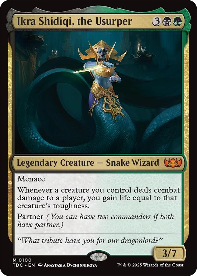 Ikra Shidiqi, the Usurper [Tarkir: Dragonstorm Commander] - Destination Retro