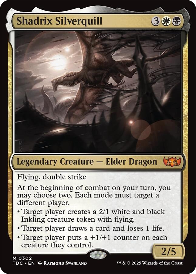 Shadrix Silverquill [Tarkir: Dragonstorm Commander] - Destination Retro