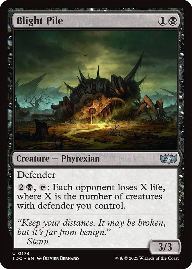 Blight Pile [Tarkir: Dragonstorm Commander] - Destination Retro