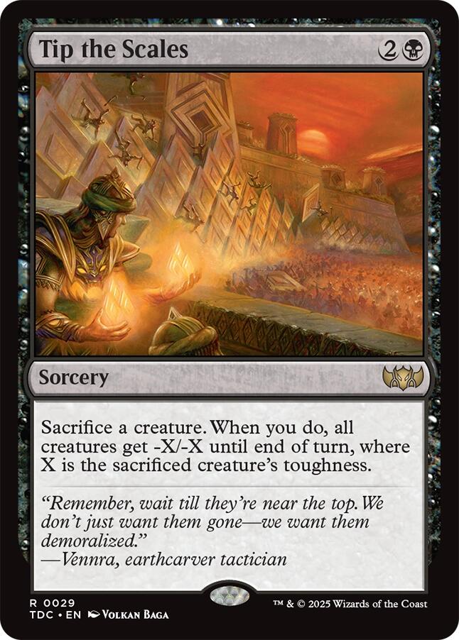 Tip the Scales [Tarkir: Dragonstorm Commander] - Destination Retro