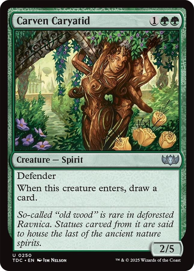 Carven Caryatid [Tarkir: Dragonstorm Commander] - Destination Retro