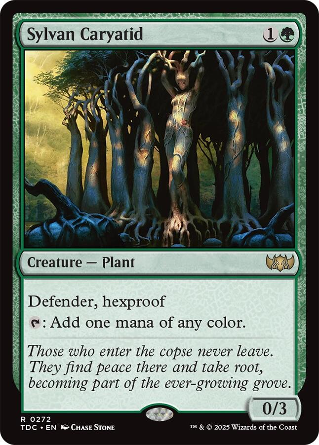 Sylvan Caryatid [Tarkir: Dragonstorm Commander] - Destination Retro