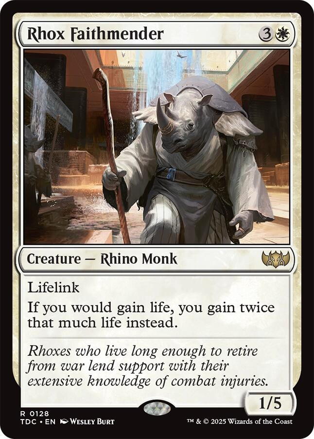 Rhox Faithmender [Tarkir: Dragonstorm Commander] - Destination Retro