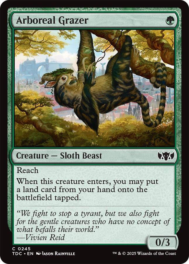 Arboreal Grazer [Tarkir: Dragonstorm Commander] - Destination Retro