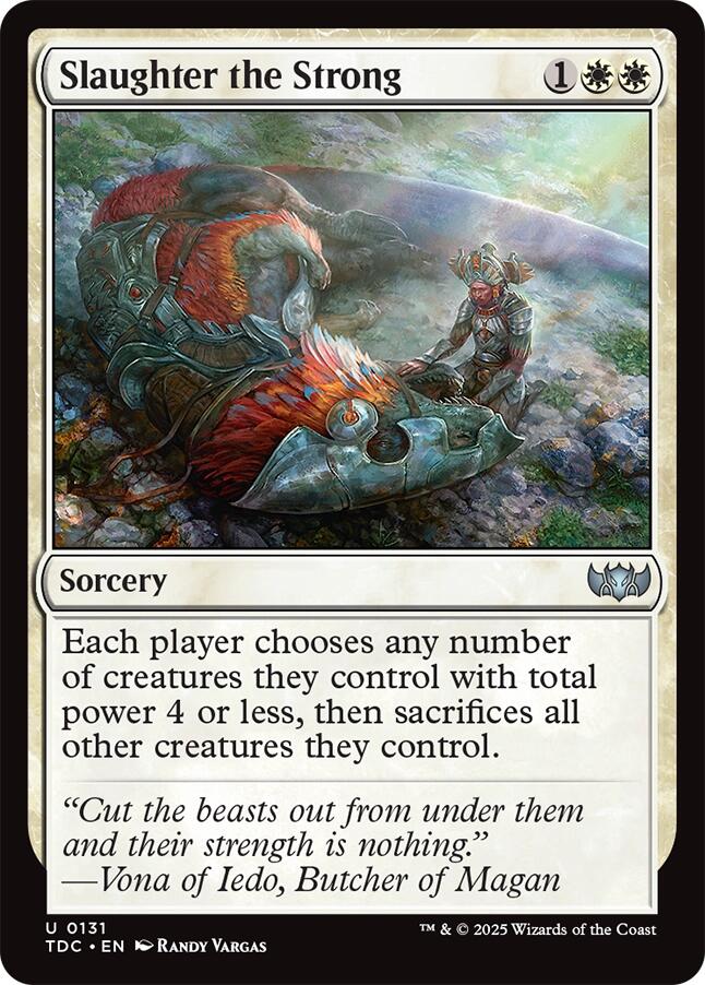 Slaughter the Strong [Tarkir: Dragonstorm Commander] - Destination Retro