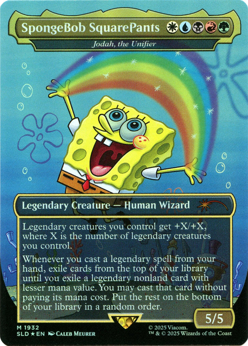 SpongeBob SquarePants - Jodah, the Unifier (Rainbow Foil) [Secret Lair Drop Series] - Destination Retro