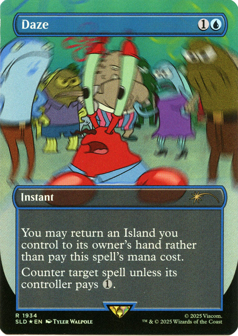 Daze (Rainbow Foil) [Secret Lair Drop Series] - Destination Retro