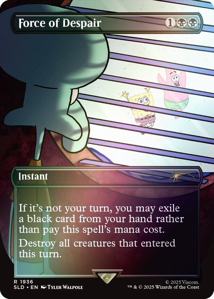 Force of Despair (Rainbow Foil) [Secret Lair Drop Series] - Destination Retro