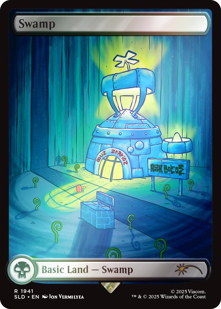 Swamp (1941) (Rainbow Foil) [Secret Lair Drop Series] - Destination Retro