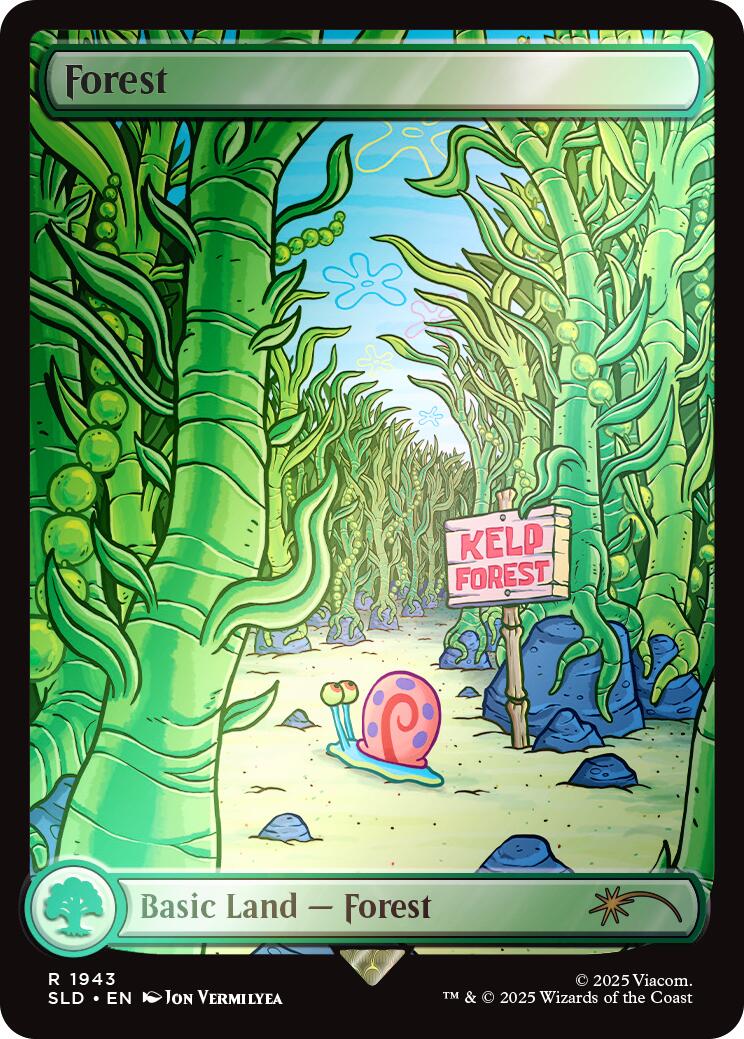 Forest (1943) (Rainbow Foil) [Secret Lair Drop Series] - Destination Retro