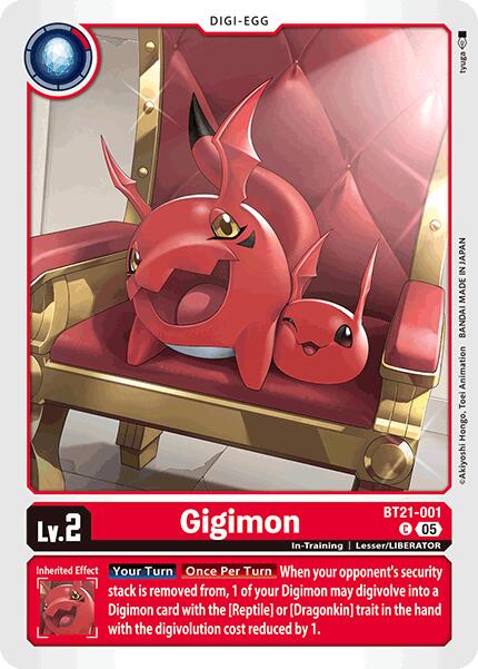 Gigimon [BT21-001] [World Convergence] - Destination Retro