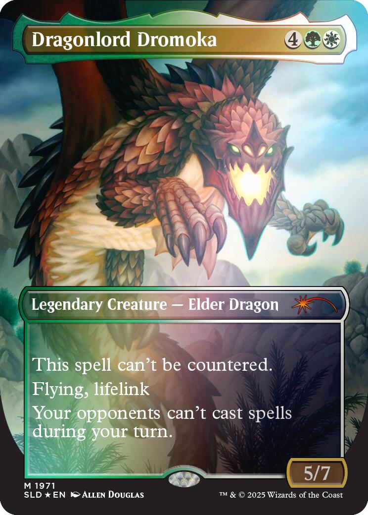 Dragonlord Dromoka (Rainbow Foil) [Secret Lair Drop Series] - Destination Retro