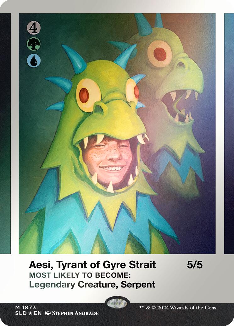 Aesi, Tyrant of Gyre Strait (Rainbow Foil) [Secret Lair Drop Series] - Destination Retro
