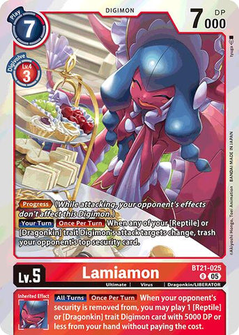 Lamiamon [BT21-025] [World Convergence] - Destination Retro