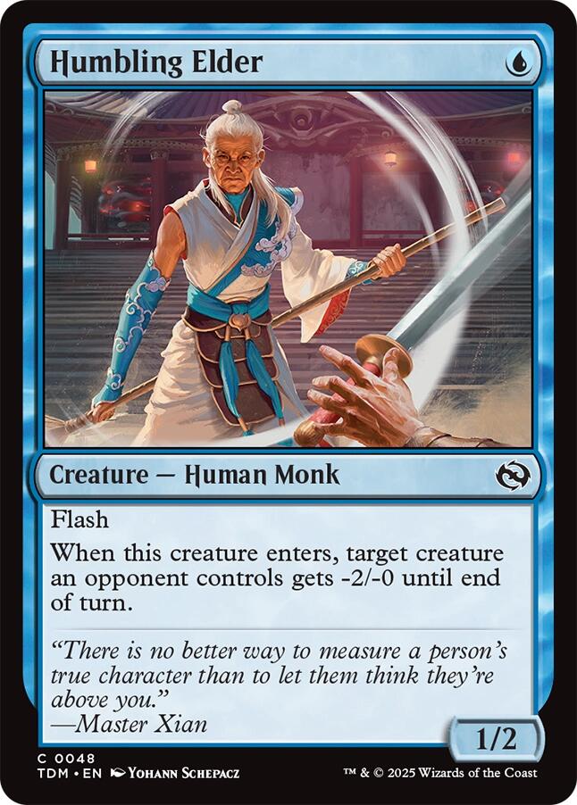 Humbling Elder [Tarkir: Dragonstorm] - Destination Retro