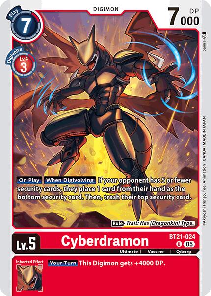 Cyberdramon [BT21-024] [World Convergence] - Destination Retro