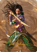 Descendant of Storms Art Card (2/54) (Gold-Stamped Signature) [Tarkir: Dragonstorm Art Series] - Destination Retro