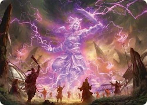 Smile at Death Art Card (4/54) [Tarkir: Dragonstorm Art Series] - Destination Retro