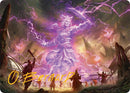 Smile at Death Art Card (4/54) (Gold-Stamped Signature) [Tarkir: Dragonstorm Art Series] - Destination Retro