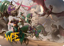 United Battlefront Art Card (5/54) (Gold-Stamped Signature) [Tarkir: Dragonstorm Art Series] - Destination Retro