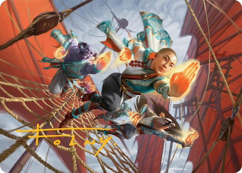 Aligned Heart Art Card (52/54) (Gold-Stamped Signature) [Tarkir: Dragonstorm Art Series] - Destination Retro