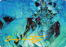 Unending Whisper Art Card (9/54) (Gold-Stamped Signature) [Tarkir: Dragonstorm Art Series] - Destination Retro