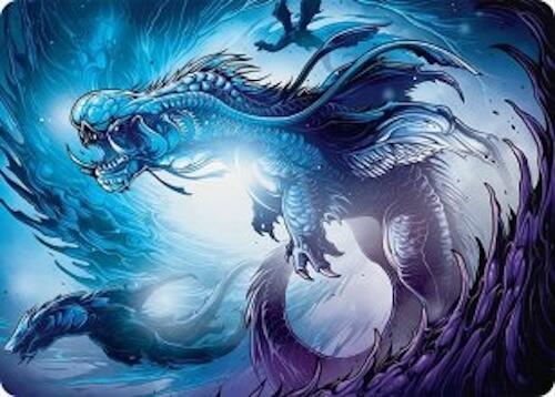 Roiling Dragonstorm Art Card (33/54) [Tarkir: Dragonstorm Art Series] - Destination Retro