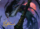 Qarsi Revenant Art Card (12/54) (Gold-Stamped Signature) [Tarkir: Dragonstorm Art Series] - Destination Retro
