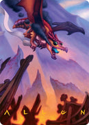 Scavenger Regent Art Card (45/54) (Gold-Stamped Signature) [Tarkir: Dragonstorm Art Series] - Destination Retro