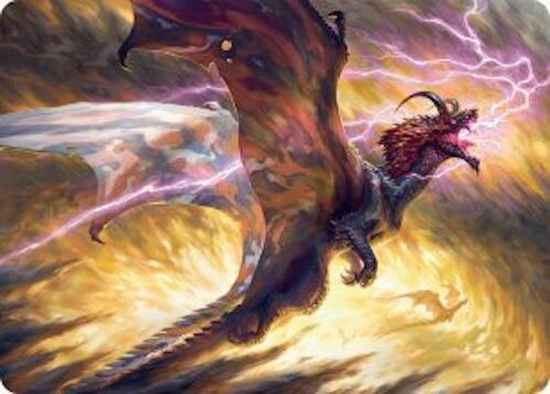 Stormscale Scion Art Card (17/54) [Tarkir: Dragonstorm Art Series] - Destination Retro