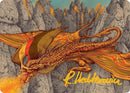 Magmatic Hellkite Art Card (34/54) (Gold-Stamped Signature) [Tarkir: Dragonstorm Art Series] - Destination Retro