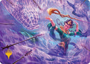 Snakeskin Veil Art Card (19/54) (Gold-Stamped Signature) [Tarkir: Dragonstorm Art Series] - Destination Retro