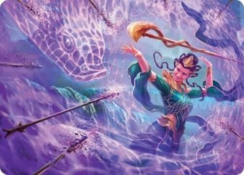 Snakeskin Veil Art Card (19/54) [Tarkir: Dragonstorm Art Series] - Destination Retro