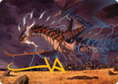 Neriv, Heart of the Storm Art Card (25/54) (Gold-Stamped Signature) [Tarkir: Dragonstorm Art Series] - Destination Retro