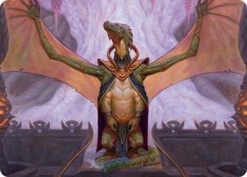Kheru Goldkeeper Art Card (36/54) [Tarkir: Dragonstorm Art Series] - Destination Retro